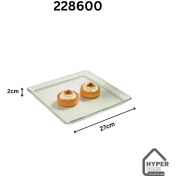 تصویر شیرینی خوری مربع شیشه ای لیمون 