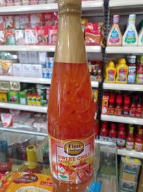 تصویر سس سوئيت چيلی شيشه 810 گرم THAI PRESTIGE مدل SWEET CHILI SAUCE ا thai prestige sweet chili sauce 810gr thai prestige sweet chili sauce 810gr