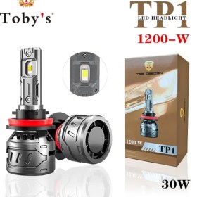 تصویر لامپ هدلایت خودرو توبیز TP1-3000W | اورجینال Toby's TP1 LED Headlight 2023