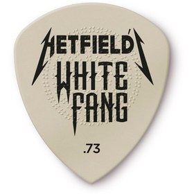 تصویر پیک گیتار DUNLOP HETFIELD’S WHITE FANG CUSTOM FLOW PICK .73mm 