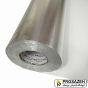 تصویر فویل آلومینیوم مسلح نخدار ضخامت ۱۷۰ میکرون 