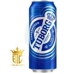 تصویر آبجو بدون الکل(نیم درصد) توبورگ 45۰ میلی لیتر ا Alcohol-free beer (half percent) Tuborg 500 ml Alcohol-free beer (half percent) Tuborg 500 ml
