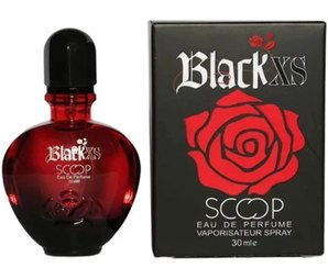 تصویر ادکلن جیبی (مینیاتوری) زنانه اسکوپ مدل بلک ایکس اس ( Black xs) حجم ۲۵میل Scoop women's pocket perfume, Black xs model 25 ml