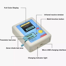 تصویر تستر قطعات الکترونیکی مدل LCR-T7 LCR-T7 Electronic Component Tester with TFT Display