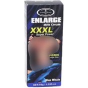 تصویر کرم نهنگ آبی XXXL Super Power مخصوص افزایش سایز آلت مردانه (گیاهی) ENLARGE MEN Cream XXXL Super Power