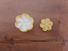 تصویر مهر و کاتر شیرینی طرح گل بنفشه کد-123 - 72179272 