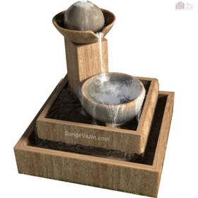 تصویر آبنما سنگی درنا 