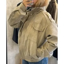 تصویر خرید بامبر جکت جیر KAREN 