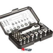 تصویر ست بکس و پیچ گوشتی 28 عددی آمازون Basics 