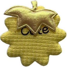 تصویر تیکه دوزی طرح برگ 