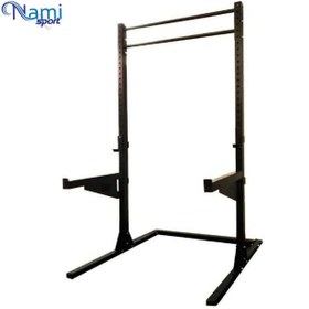 تصویر رک هالتر مرکزی کراس فیت Crossfit barbell rack 