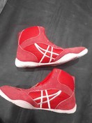 تصویر کفش کشتی آسیکس قرمز سایز ۴۰ تا ۴۶ 