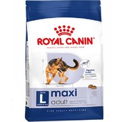 تصویر غذای سگ رویال کنین مدل مکسی ادالت وزن 15 کیلوگرم royal canin dog dry food maxi adult 15kg