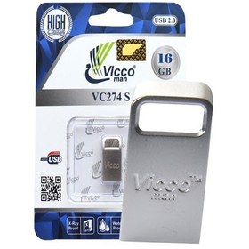 تصویر فلش مموری ویکو من مدل Vicco Man VC274 S ظرفیت 16 گیگابایت ا Vicco Man VC274 S Flash Memory 16GB Vicco Man VC274 S Flash Memory 16GB