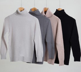 تصویر بلوز یقه‌اسکی 725222 Women’s Knit Turtleneck Sweater