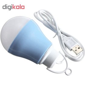 تصویر چراغ ال ای دی USB مدل A1 - سفید صدفی 