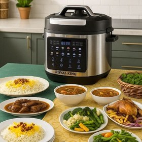 تصویر زودپز برقی چندکاره رویال کینگ مدل1809 