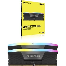 تصویر Ram Corsair 32GB Vengeance RGB DDR5 7000 CL36 Dual 