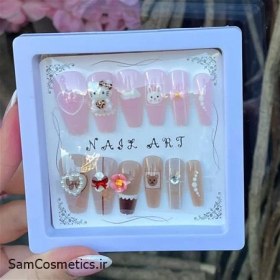 تصویر ناخن مصنوعی سانریو طرح ۲۱۱ 