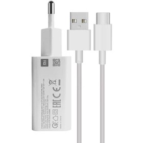 تصویر شارژر دیواری شیائومی 25W مدل MDY-K40-EY به همراه کابل تبدیل USB-C Xiaomi charger 25W Model MDY-K40-EY