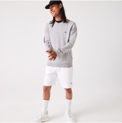 تصویر بافت و پلیور مردانه خاکستری | AH1985 Lacoste 