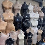 تصویر مانکن سوزن خور و اتوخور دارای ضمانت درجه ۱صادراتی از سایز۳۶تا ۵۲ - 38 / مشکی ضخیم 