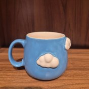 تصویر ماگ سرامیکی رنگی سه بعدی (دست ساز) - طرح 