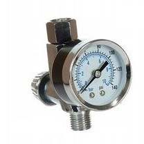 تصویر شیر تنظیم باد آئوریتا مدل گیج دار عقربه ای کد FR3 