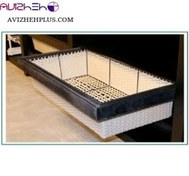 تصویر سبد حصیری ریلی داخل کمد لباس رنگ مشکی فانتونی J320، J321 و J322 