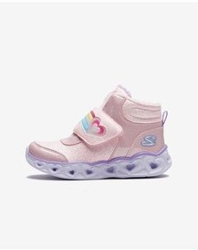 تصویر چراغ های قلب Brilliant Rainbo Big Girl Pink Light Bot اسکچرز Skechers 