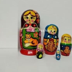 تصویر ماتروشکا 5 تایی مهمان ناخوانده 