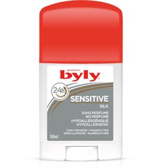 تصویر استیک ضد تعریق Byly مدل Sensetive بدون بو 24 ساعته BYLY DEO Stick ُSensetive int 24 hr