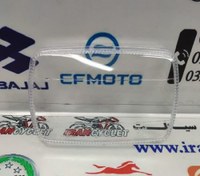 تصویر شيشه ( طلق ) چراغ جلو موتور سيكلت هندا 200 بزرگ 