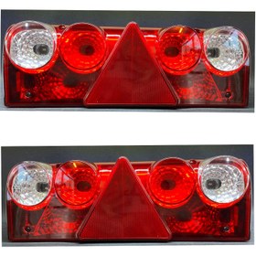 تصویر چراغ خطر تریلر ماموت مدل سیم دار (بسته ۱ عددی) 