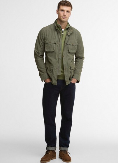 خرید و قیمت کت مردانه باربور Barbour Corbridge Casual، زیتونی غبارآلود ...
