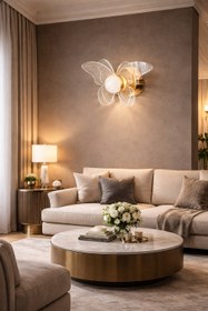 تصویر چراغ دیواری پروانه کد1397 