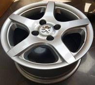تصویر رینگ فابریک ۵ پر سایز ۱۵ (نیریز) ا Original wheel size 15" Original wheel size 15"