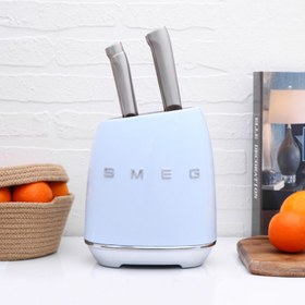 تصویر سرویس چاقوی اسمگ مدل KBSF01 ظرفیت ۷ پارچه رنگ آبی 