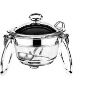 تصویر سوفله سوپ خوری سیلورراکلند مدل لنین 4 لیتر پایه فلزی پیرکس خارجی 