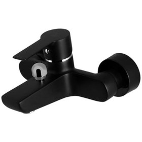 تصویر شیر حمام کی دبلیو سی مدل ریتا رنگ مشکی و کروم 