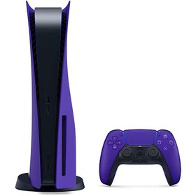 تصویر پلی استیشن 5 با درایو باندل سفارشی - Playstation 5 Standard Edition Bundle Galactic Purple 