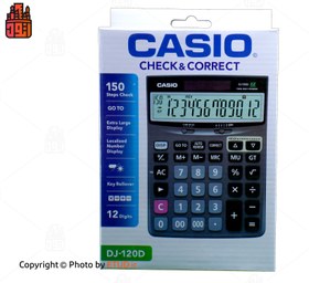 تصویر ماشین حساب کاسیو DJ-120D Casio DJ-120D Calculator