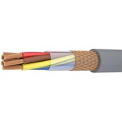 تصویر کابل برق افشان شیلددار 2 در 0.75 سیمیا Flexible shielded cable 2*0.75 Simia