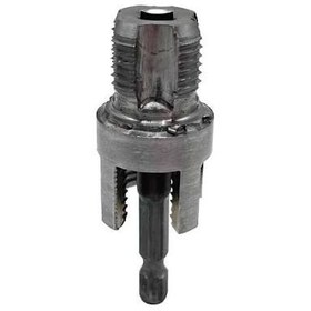 تصویر قلاویز سر دریلی لوله پلاستیکی PVC سایز 1/2 و 3/4 