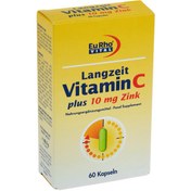 تصویر کپسول ویتامین ث + زینک یوروویتال | EURHOVITAL VITAMIN C PLUS ZINC 