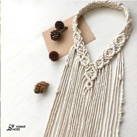 تصویر سربند مکرومه مدل دلاریس 