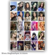 تصویر فتوکارت بلک پینک مجموعه ۲۵ عددی 