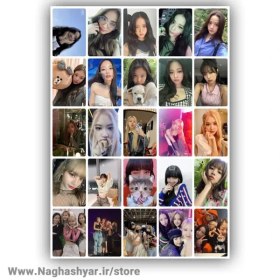 تصویر فتوکارت بلک پینک مجموعه ۲۵ عددی 