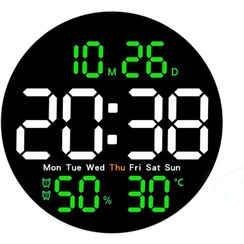 تصویر ساعت دیجیتالی دیواری دایره کنترلی مدل DS-5501 