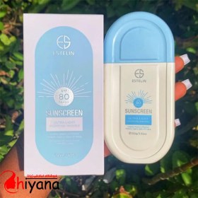 تصویر ضدآفتاب استلین ضدلک بیرنگ و فوق سبک آبرسان Colorless and ultra-light moisturizing Stelin anti-stain sunscreen